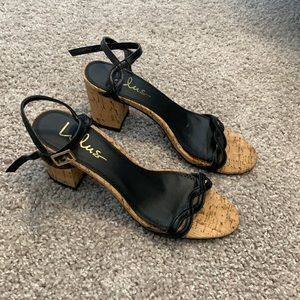 *3 for $25* Low block black heels! *3 for $25*